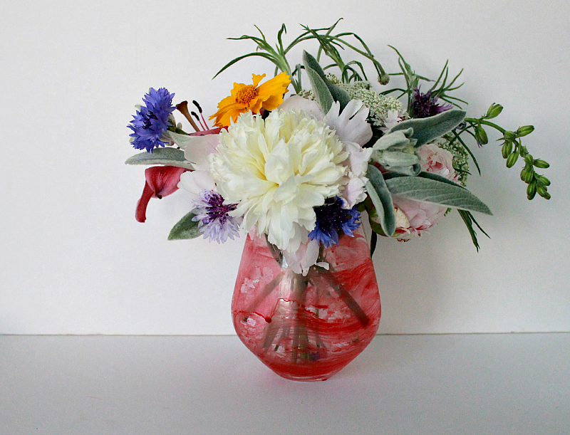 800x611 Diy Watercolor Vase Gold And Bloom