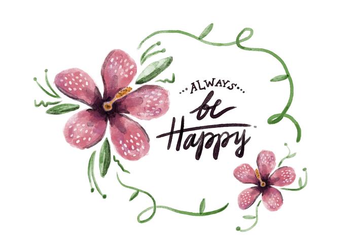 700x490 Flowers Watercolor Vector