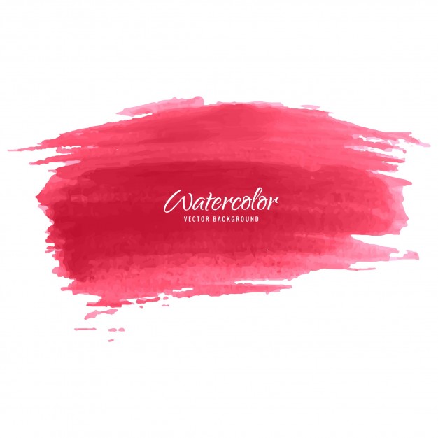 626x626 Red Watercolor Brush Background Vector Free Download