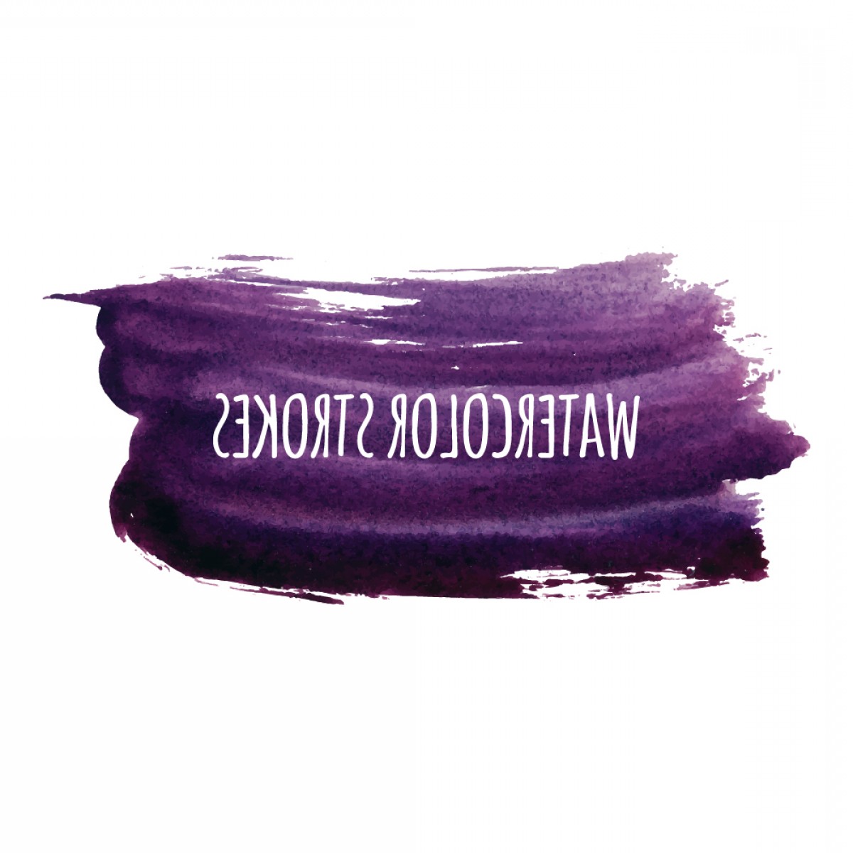 1200x1200 Watercolor Strokes Vector Brushes Set Rongholland