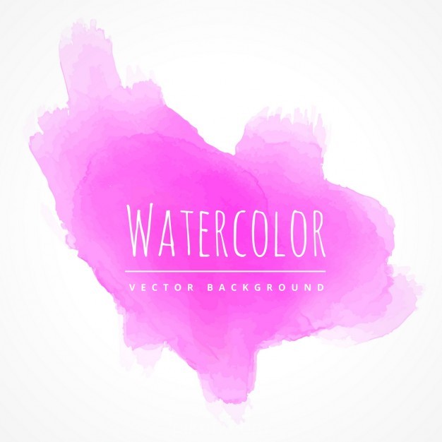 626x626 Ai] Pink Watercolor Stain Vector Free Download