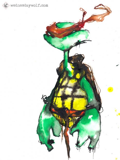 465x620 A Gallery Of Amazing Video Game Watercolor Art