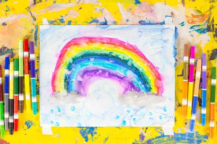 710x473 Watercolor With Markers