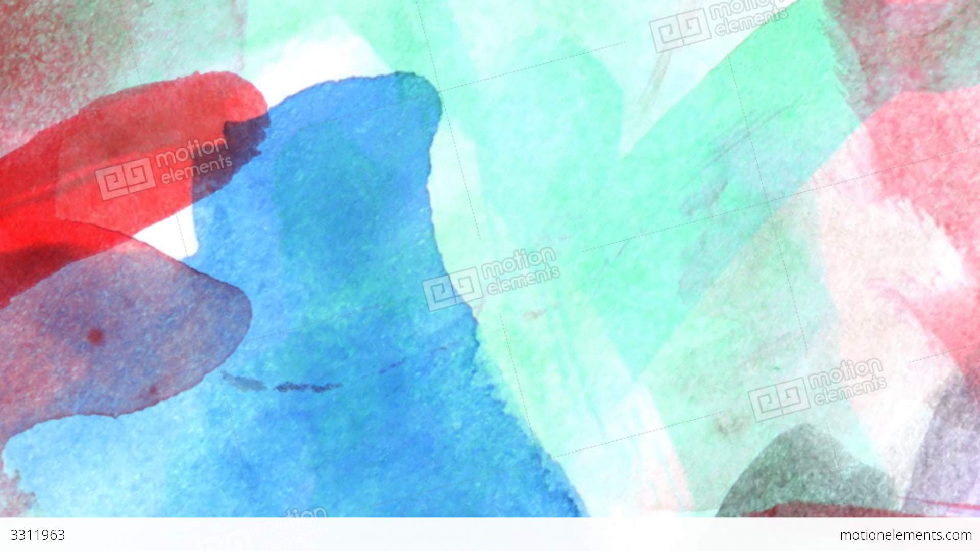 1920x1080 Filmic Watercolor Texture Stock Video Footage 3311963