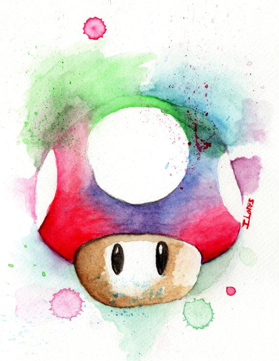 570x737 1up Life Super Mario Bros Nintendo Game Boy Videogame Mushroom