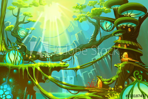 500x334 Watercolor Style Video Game Digital Cg Artwork Concept Art