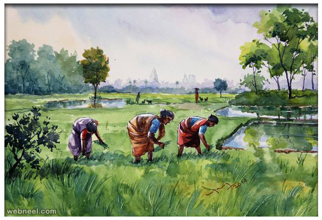 657x449 25 Beautiful Watercolor Paintings By Tanjore Artist Subbaiyan