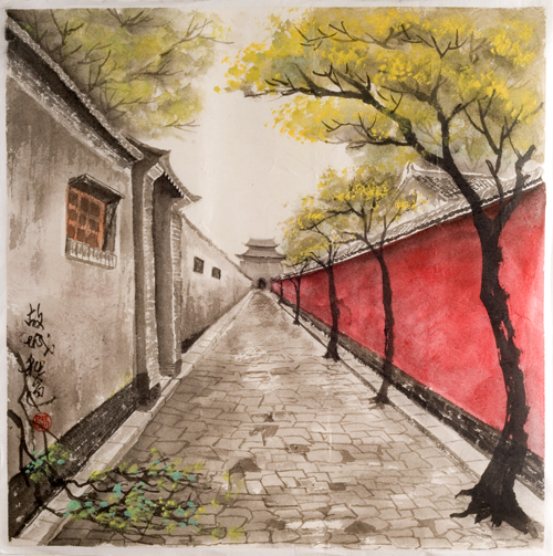 500x503 Watercolor Painting