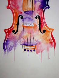 195x258 Image Result For Violin Watercolor Music Watercolor