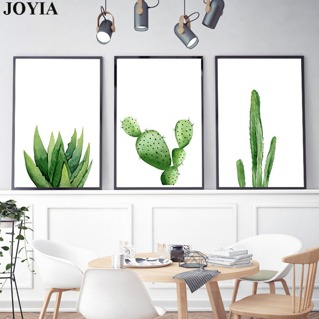 640x640 Buy Green Cactus Wall Art Picture Home Decoration