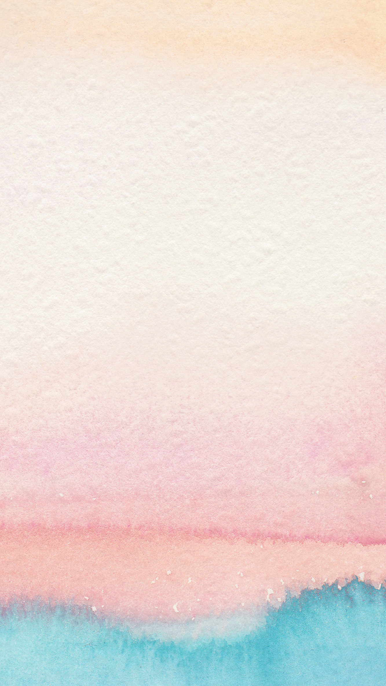 1333x2367 Watercolor Wallpaper Something Peach