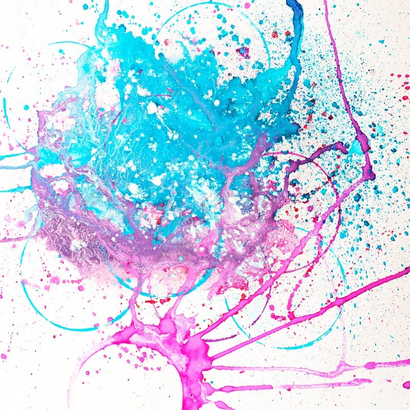 800x800 Abstract Painted Watercolor Stock Photo Colourbox