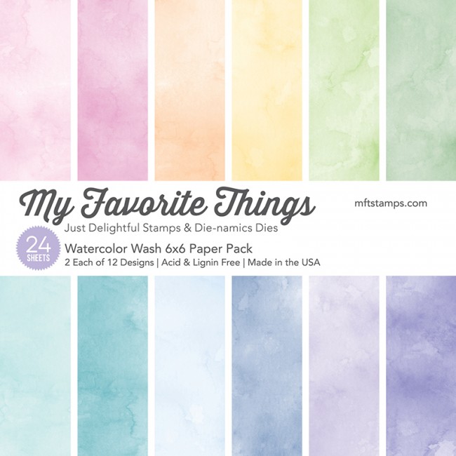 650x650 Watercolor Wash Paper Pack