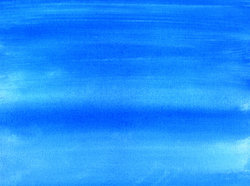 250x186 Blue Painted Canvas Watercolor Wash Background. Stock Photo