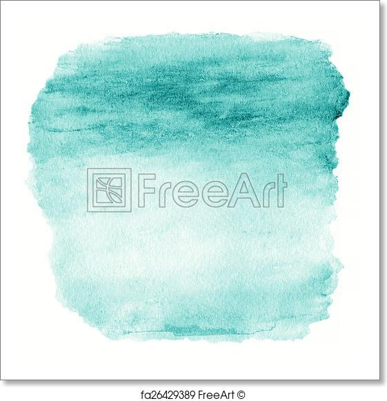 561x581 Free Art Print Of Watercolor Ombre Background. Watercolor Wash Top