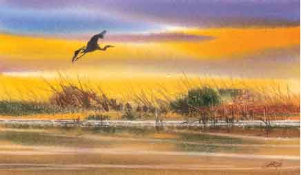 436x253 How To Watercolor Painting Techniques, Wet Into Wet Washes