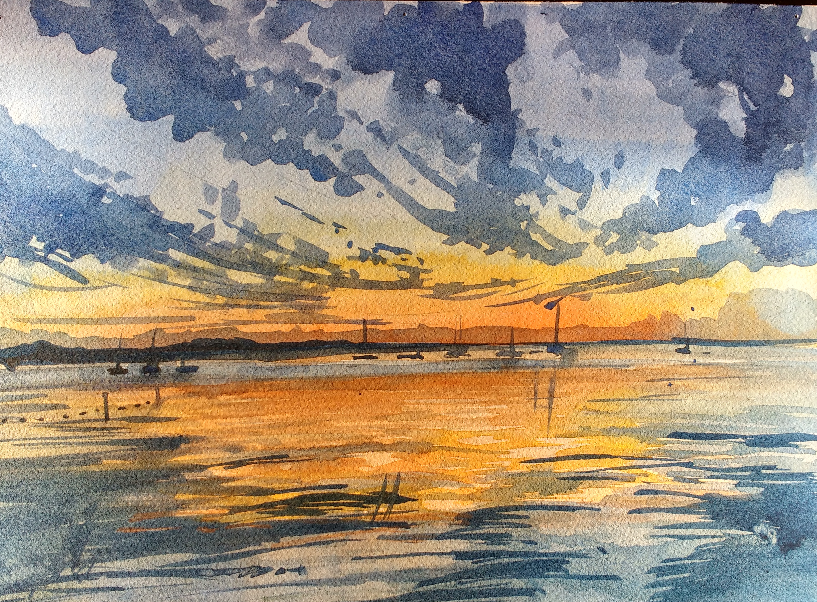 3152x2324 Watercolors Wash 2 Rock, Paper, Scissors