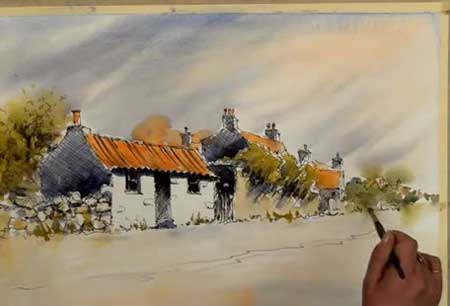 450x306 Watercolour Line Amp Wash