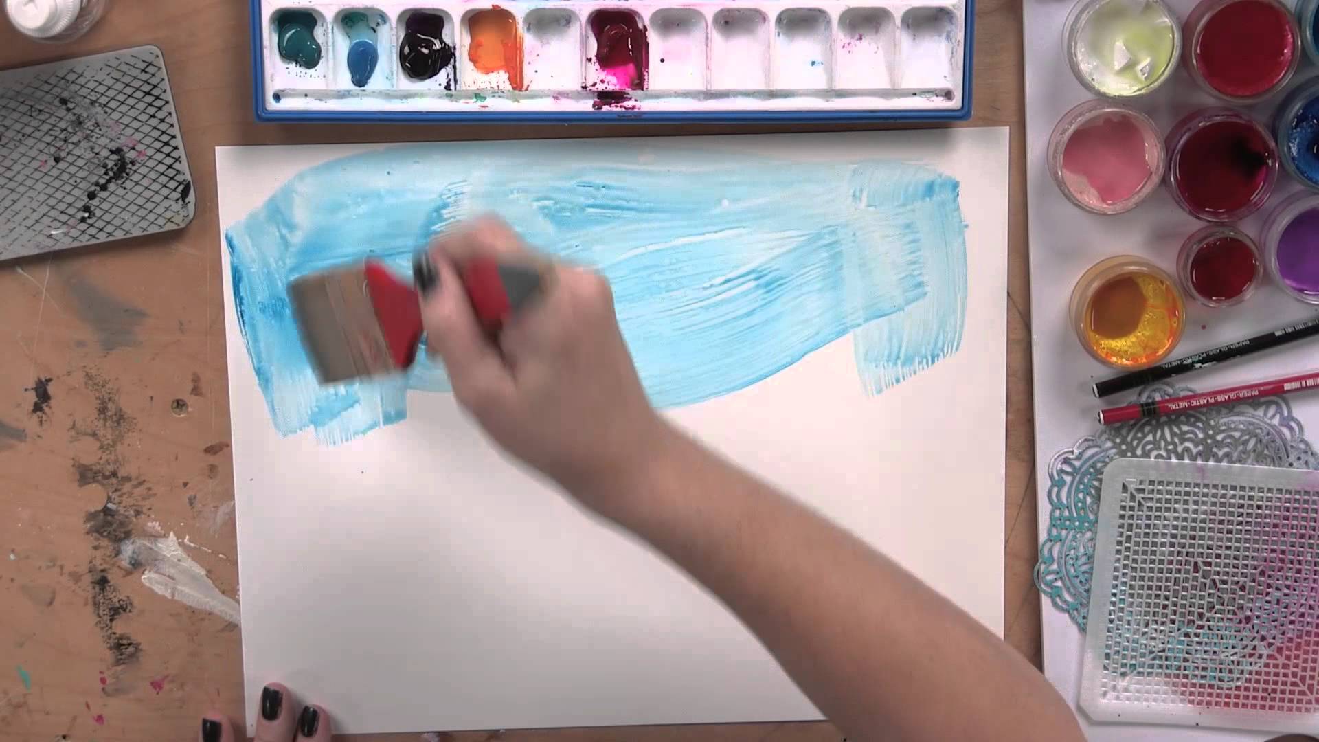 1920x1080 Preview Expressive Watercolor On Yupo Painting Flowers With