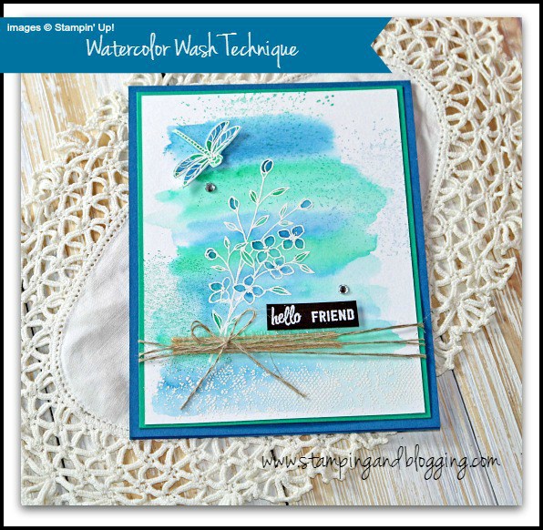 596x582 Watercolor Wash Technique With Touches Of Texture