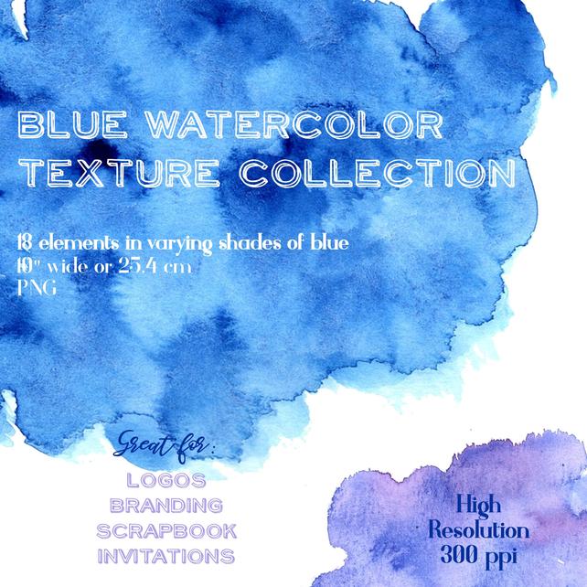 642x642 Blue Watercolor Textures Watercolor Wash Watercolor Splash Etsy