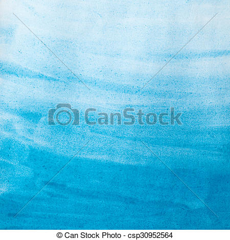 450x470 Blue Watercolor Wash On Paper Texture. Abstract Background.