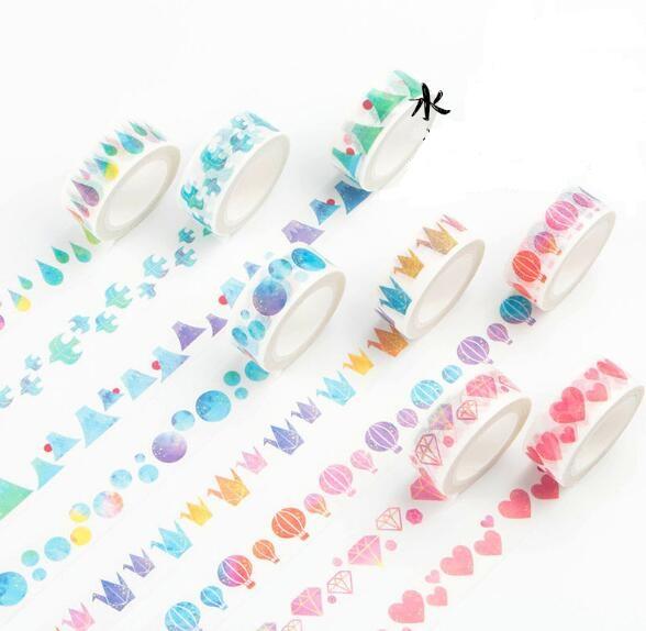 588x574 Wholesale 2016 Watercolor Washi Tape Raindrops Scrapbooking Tools