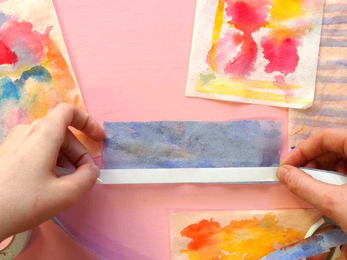 700x525 Diy Watercolour Washi Tape! Paper And Pin