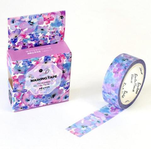 480x476 Watercolor Flower Washi Tape The Bullish Store