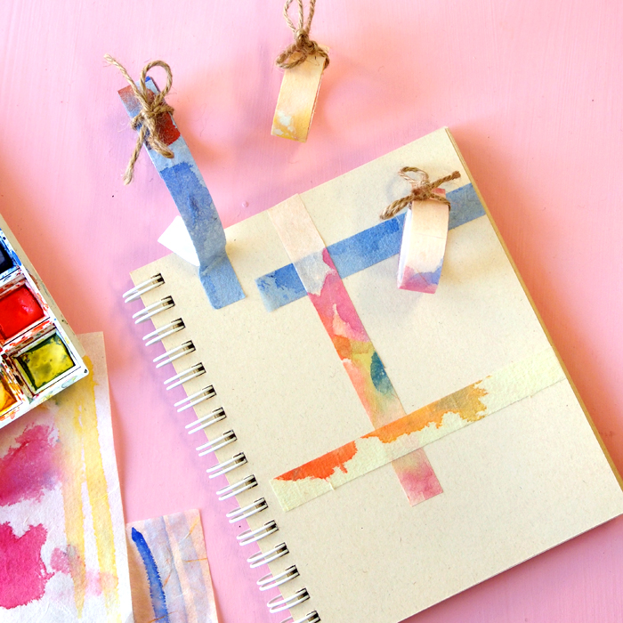 700x700 Diy Watercolour Washi Tape! Paper And Pin
