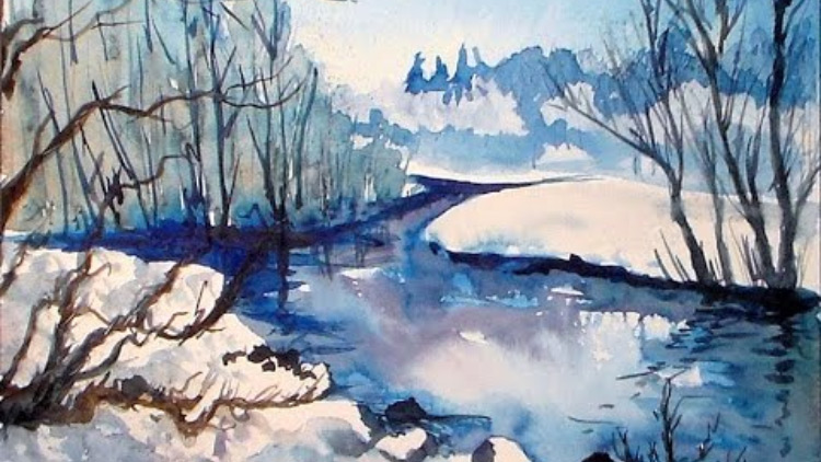 750x422 Free Watercolor Painting Video Tutorials For Beginners