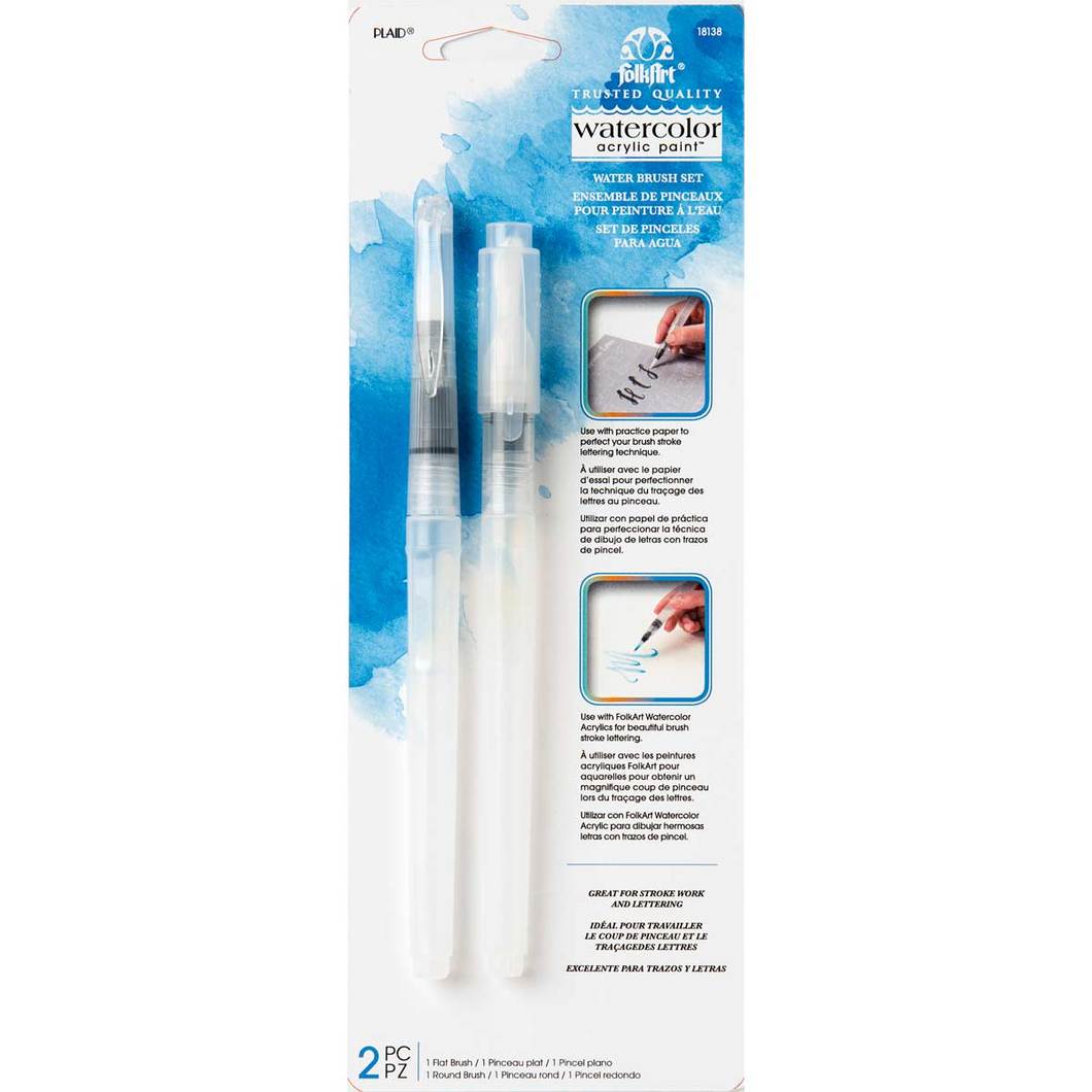 1060x1060 18138 Watercolor Water Brush 2 Pc Set Dewberry U