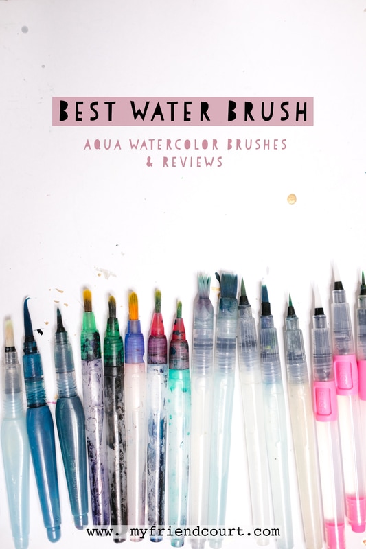 533x800 The Best Water Brush + Aqua Watercolor Brushes