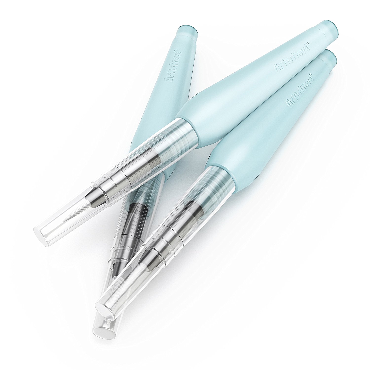 1500x1500 3pcs Nylon Water Brush Pen Watercolor Painting Lettering Fine