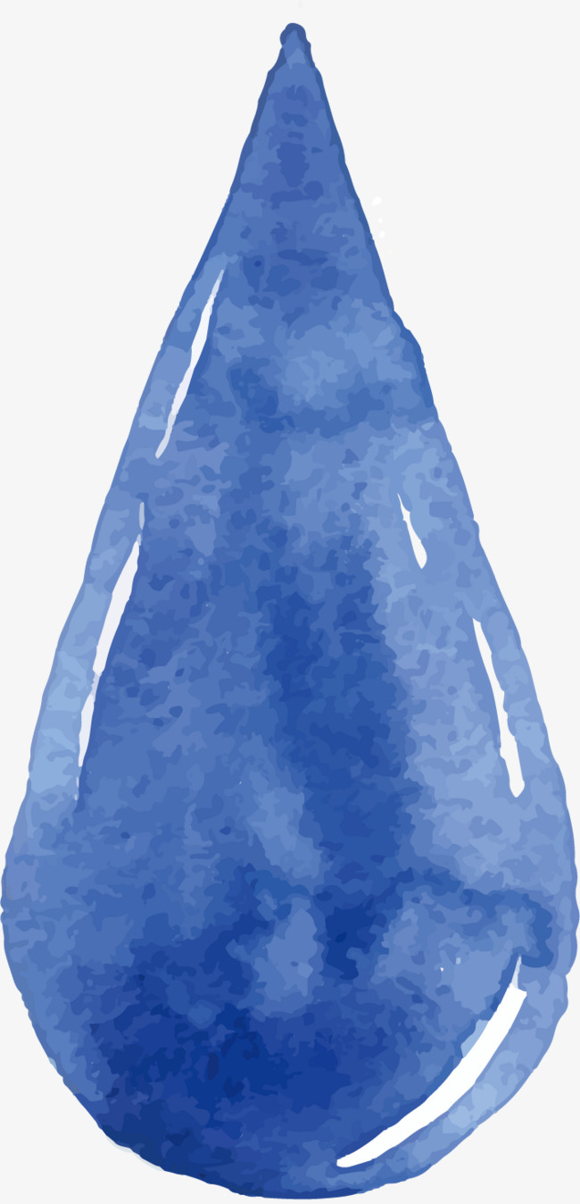 650x1348 Creative Watercolor Drops, Blue Water Drop, Watercolor Drops, Hand