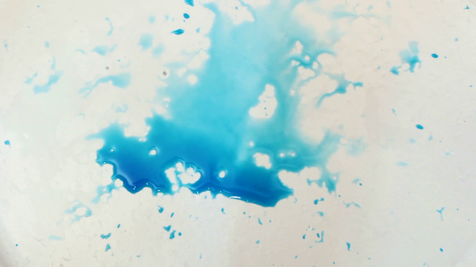1920x1080 Flowing Blue Liquid On A White Background. Colourful Water Drops
