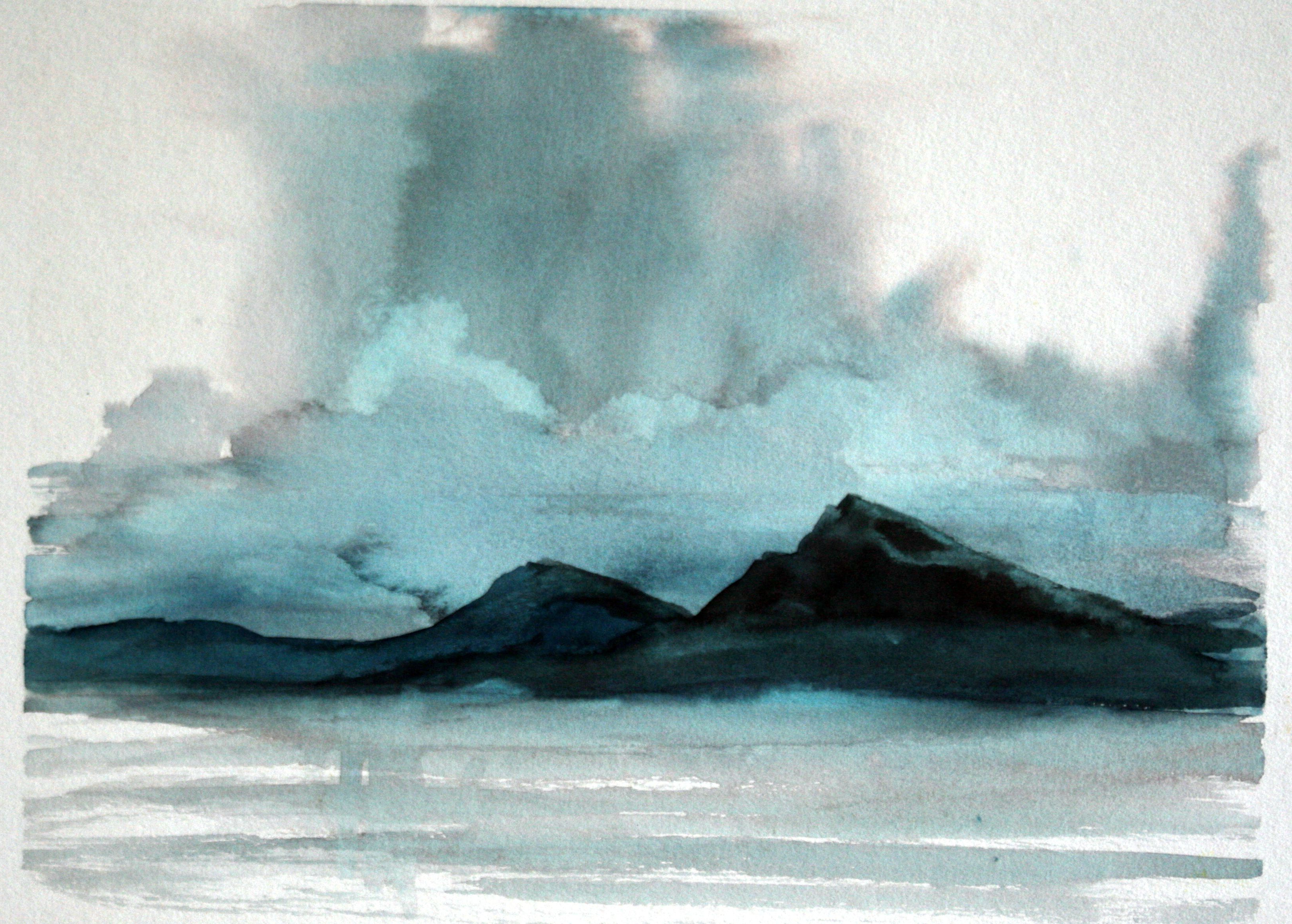 3274x2342 Mountain Scenes In Watercolor Gallery Watercolor Water Scenes