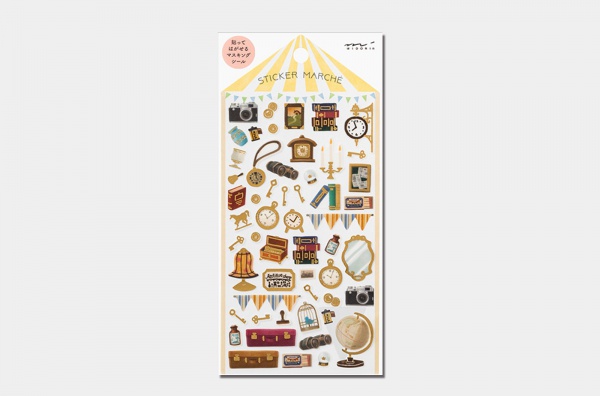 600x396 Midori Watercolor Sticker Marche (Antique) Tools To Liveby