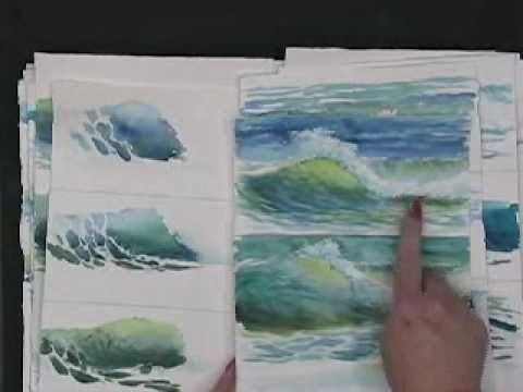 480x360 Painting Waves In Watercolor