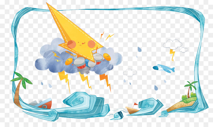 900x540 Cartoon Lightning Speech Balloon