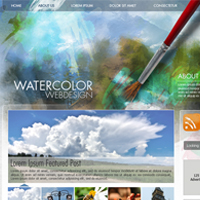 200x200 Create A Watercolor Themed Website Design With Photoshop