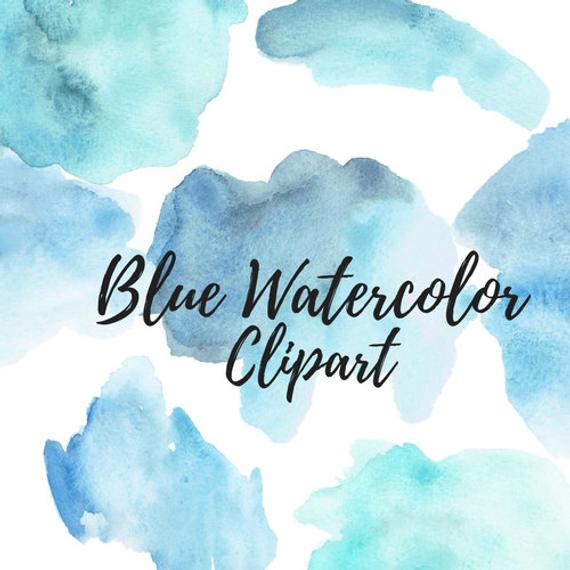 570x570 Paint Brush Clipart Watercolor Clipart Blog Clipart Etsy