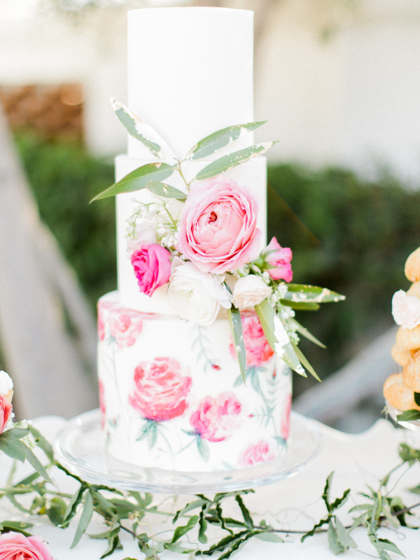 600x800 Watercolor Wedding Cake