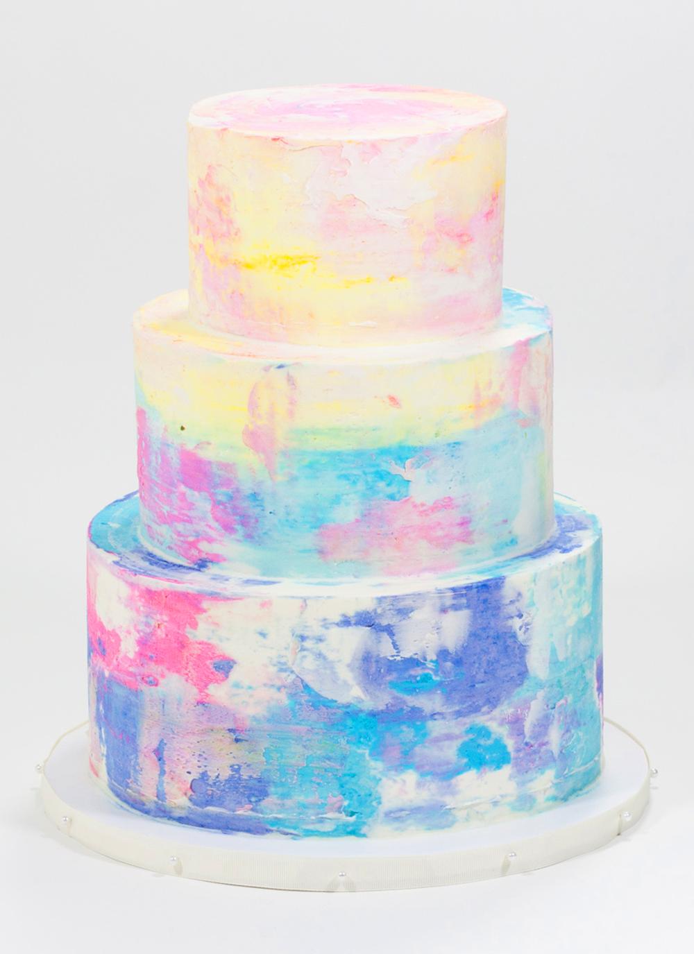 1000x1375 Watercolor Wedding Cake Whipped Bakeshop