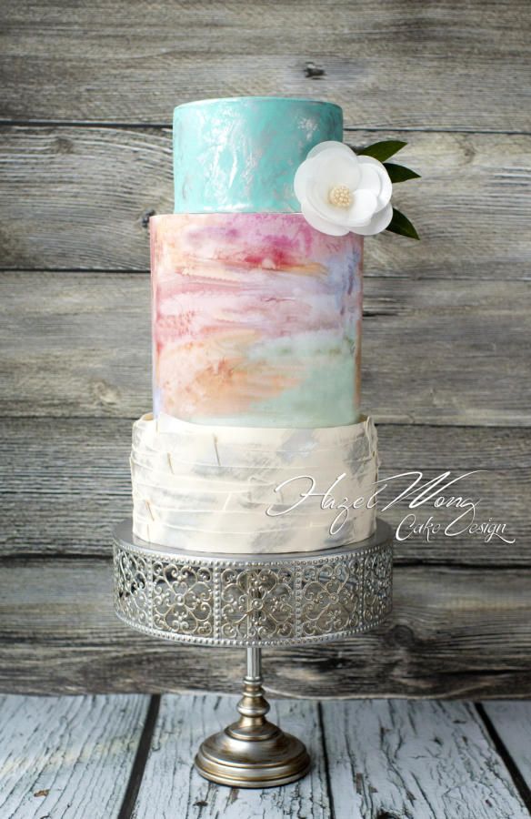 584x900 66 Best Watercolour Cakes. Images Cake Wedding
