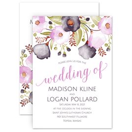 268x268 Watercolor Wedding Invitations Invitations By Dawn