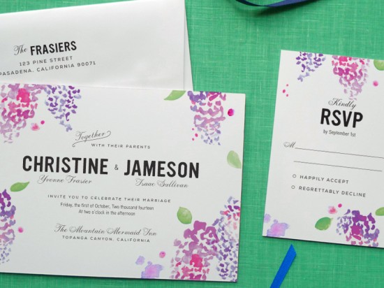 550x412 Design Your Perfect Wedding Invitations Watercolor ~ Creative