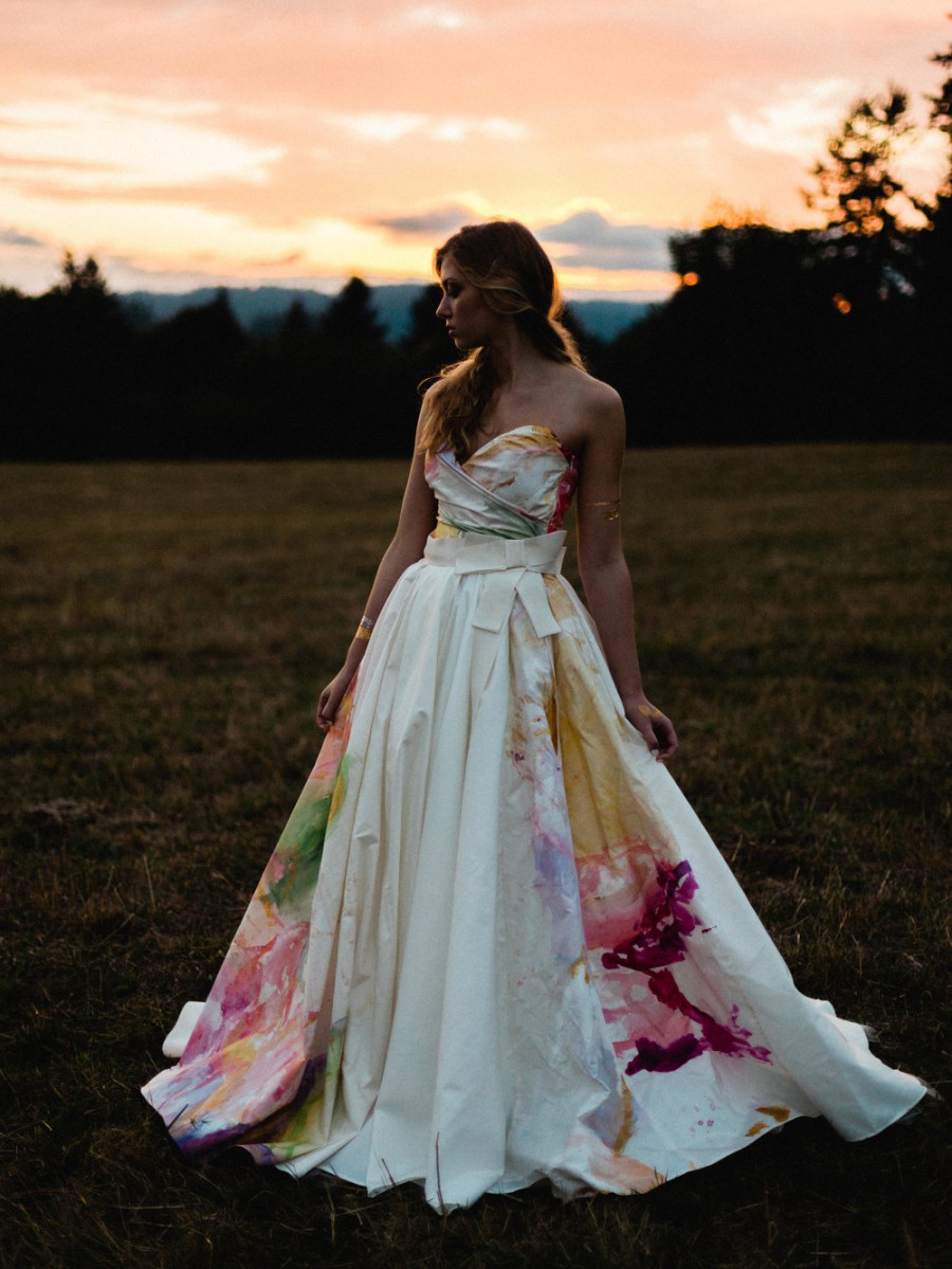 900x1199 Brilliant Watercolor Wedding Dress Wedding Photography