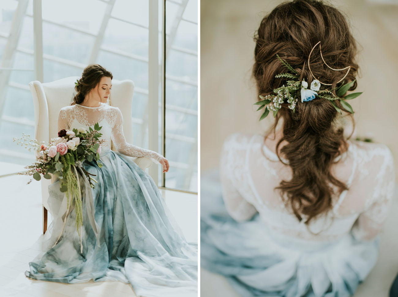 1300x970 A Blue Watercolor Wedding Dress