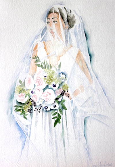 400x581 Meet The Local Artist Who Can Capture Your Wedding With A Live